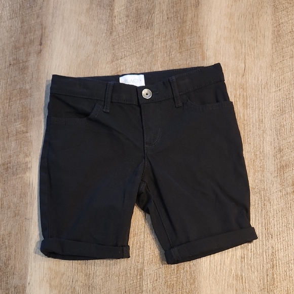 Childrens Place -Black Girls Shorts. Size 4P - Picture 1 of 3